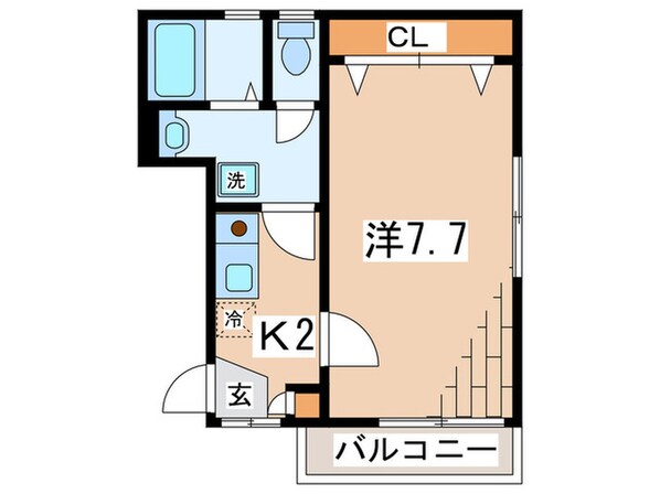 サンモ－ルの物件間取画像